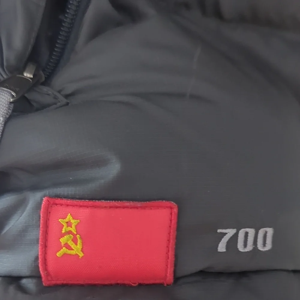 The North Face Men's Black and Red Vest